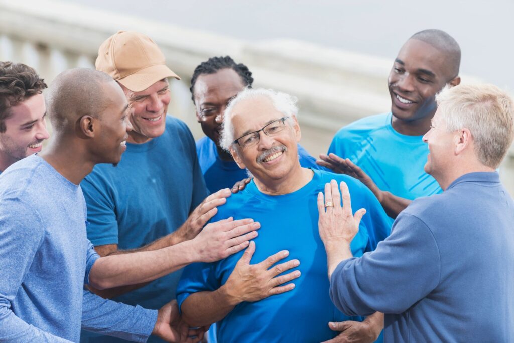 older men community support